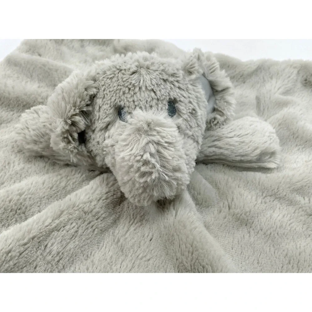 Kellytoy Gray Elephant‎ Security Blanket Lovey Plush 13.5